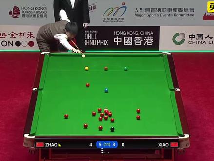 赵心童连续超强准度球突破,彻底打疯了一杆破百,6:3淘汰肖国栋晋级决赛!#斯诺克 #台球 #huya斯诺克 #赵心童 #斯诺克世界大奖赛