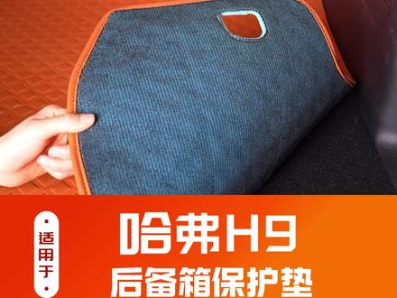 哈弗h9专车专用尾箱垫,有了它再也不用担心后备箱原车毛毡材质沾染灰尘无法清理了#哈弗h9#哈弗h9改装