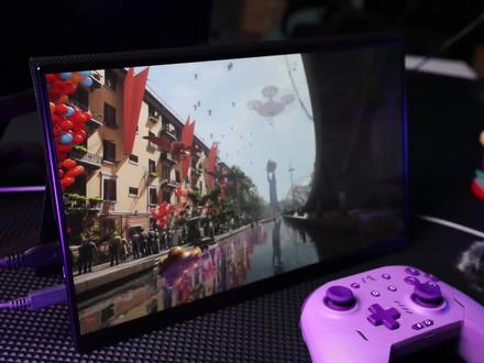不到1000元的4K便携屏 香不香?#便携屏 #NS #switch配件 #PS5 #XBOX #笔记本副屏 #显示器 #六维鲨 #4K