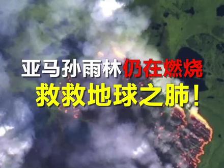 救救地球之肺!亚马孙雨林已经烧了三个多星期!