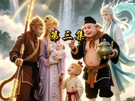 第三集《西行后记:护宝赎子》 #西游短剧 #悟空日常 #西游记同人 #国风短剧 #家庭日常短剧