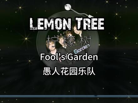 盛唱不衰三十年 欧美金曲《Lemon Tree》 原唱愚人花园乐队 #世界名曲 #怀旧经典英文歌