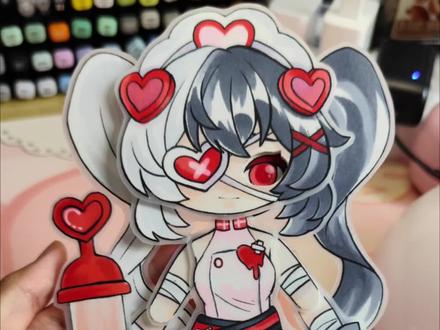 你们要的甜心护士可动纸片人
#可动纸片人#手工#元梦之星 #甜心护士 #教程