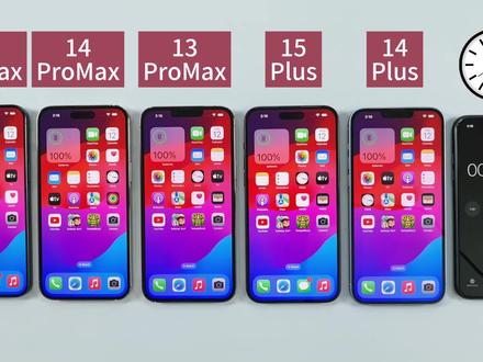 五部大电池iphone,谁续航最强?没想到苹果15promax 不是第一!