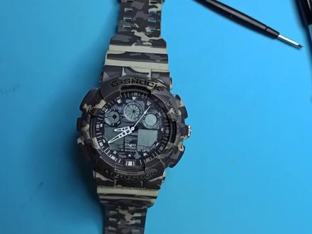 完全拆解一块卡西欧G-Shock仿表