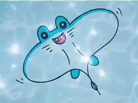 画一只可爱的魔鬼鱼ớ ₃ờ#简笔画 #画画 #可爱 #鱼 @DOU+小助手