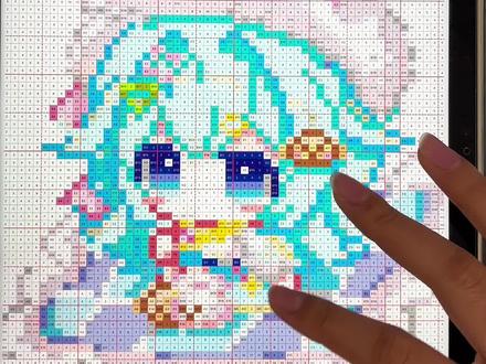 别再苦哈哈数格子了!学会辅助线,拼豆效率直接拉满!#拼豆教程 #拼豆图纸#拼豆软件 #我染上了拼豆 #拼豆小窍门