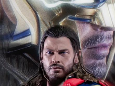 这!!!雷神居然可以一键发光 #雷神4爱与雷霆 #手办