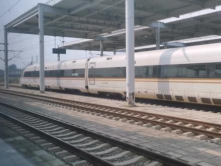 哈局高寒动车组CRH380BG担当G1202哈尔滨西-上海虹桥停靠秦皇岛站