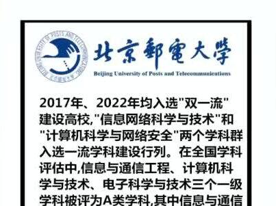 北京邮电大学热门专业2025年高考录取分数