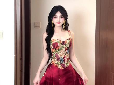 谁懂!鱼骨搭马面真的巨好看!#马面裙