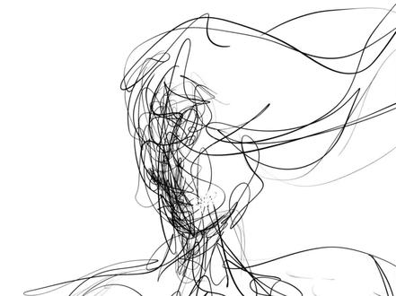 一镜到底!30秒一笔画王者荣耀英雄(1/747)#明日坐标 #王者 #铠 #一笔画 #画画