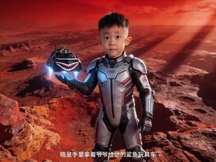 皓呈冒险记|鲨鱼拦截车火星硬刚火龙卷#龙卷风 #火星 #故事内容纯属虚构 #ai #热门