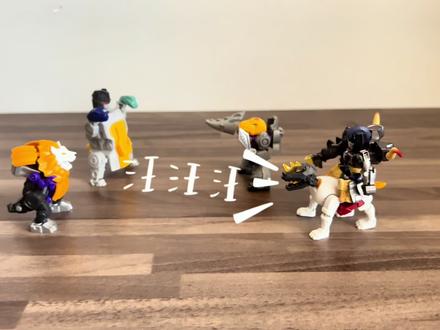 布鲁可变形金刚星辰七,野兽争霸赛 布鲁可变形金刚星辰版第七弹终于玩上啦!看看野兽争霸赛!#布鲁可积木人 #布鲁可变形金刚 #玩具开箱 #万能的抖音 #菜花不是花