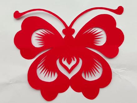 花开富贵 心想事成#手工剪纸#今日分享