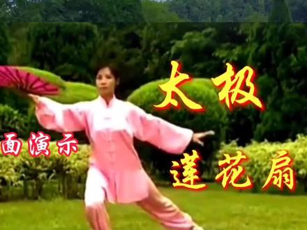 我喜欢的太极莲花扇背面完整版,想学的一起来。