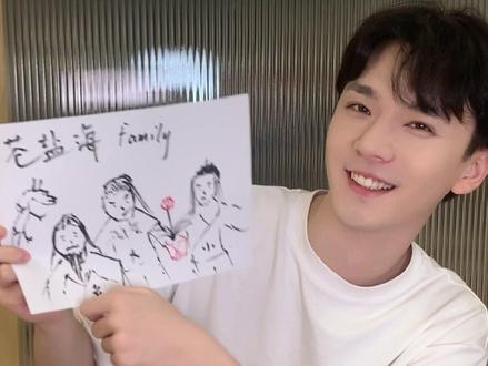 今晚#苍兰诀 大结局,手绘一张我们齐齐整整的全家福!#黑马计划新星班