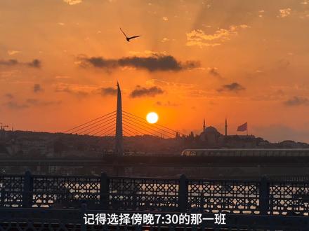 在伊斯坦布尔,从亚洲到欧洲只需要10分钟#土耳其 #伊斯坦布尔 #博斯普鲁斯海峡 #旅行