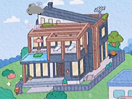 #托卡世界 #曦瑾工作室 拖更一周的偶来惹,迟来的双层别墅介绍🌚