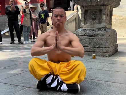 少林大力金刚指 二指禅倒立#少林功夫