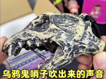 测评阿滋特乌鸦鬼哨子吹出来的声音很吓人?#测评 #哨子