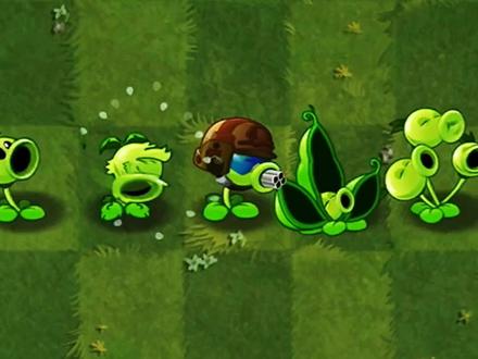 精英豌豆家族测试:谁的输出战斗力最强? #经典游戏 #植物测试 #植物大战僵尸2 #pvz2 #制作不易