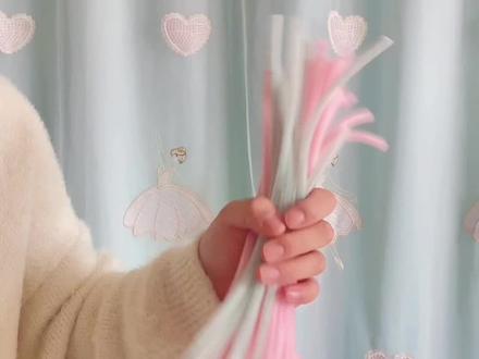 超仙气的扭扭棒桃花弓箭教程(四)桃花箭#扭扭棒 #扭扭棒手工 #扭扭棒教程 #原创手工