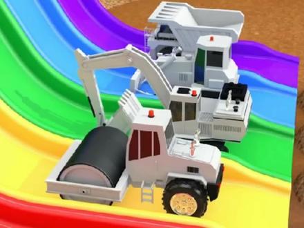 小小挖土机动画片0-3岁 #早教