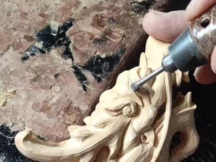 龙头拐杖制作过程,#木雕工艺