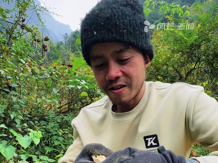 张家界七星山荒野求生决赛第16天,选手韦山挖到十多斤葛根,生啃一口认为和“广西甘蔗”相似,现在不比半决赛 食物有限淀粉很少 #张家界七星山 #荒野求生 #最新消息