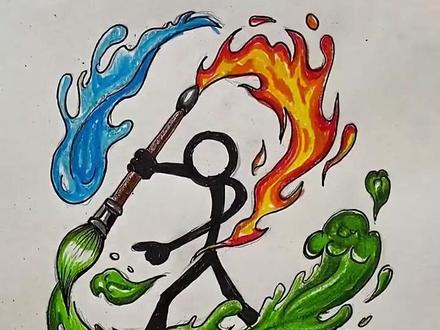 画几个火柴人 #火柴人 #铅笔简笔画 #脑洞大开 #一学就会的简笔画