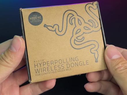 4KHZ接收器,首批官翻到货,@雷蛇电脑硬件旗舰店 直播间抢购一波!#雷蛇 #游戏外设 #数码科技