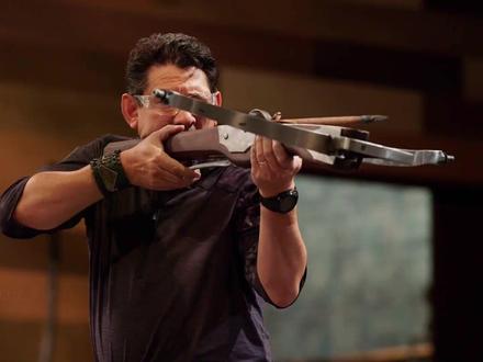 锻刀大赛顶级神器篇之钢制十字狩猎! #锻刀大赛 #锻刀大师