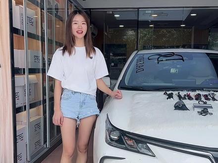 卡罗拉,无损安装一套高清360全景是一种什么样的体验?这个视频告诉你#丰田 #卡罗拉 #360全景 @抖音小助手