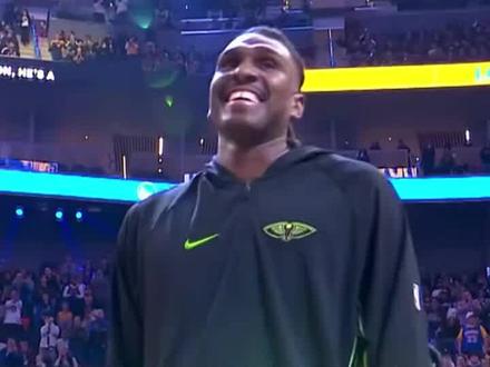 勇士主场大通中心播放短视频致敬功勋球员鲁尼#金州勇士