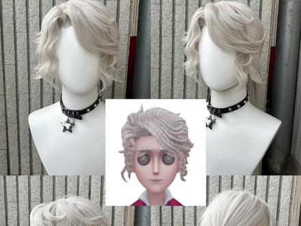 超详细!#第五人格 #作曲家假发 过程#cos假发造型 #毛娘 #第五人格作曲家