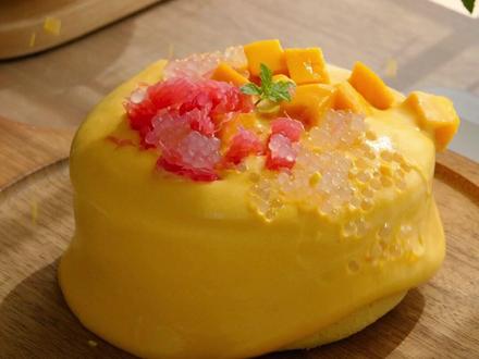 用锅就能蒸出的蛋糕 #杨枝甘露 #治愈系美食 #抖音美好食光