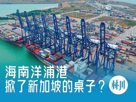 海南封关,洋浦港掀桌子?新加坡“躺赚”时代结束了? 中国港口硬核操作,新加坡急了? #零距离看懂财经 #我在十四五这五年 #燃起来了大国重器 #外贸 #海南封关 @DOU+小助手 @抖音小助手