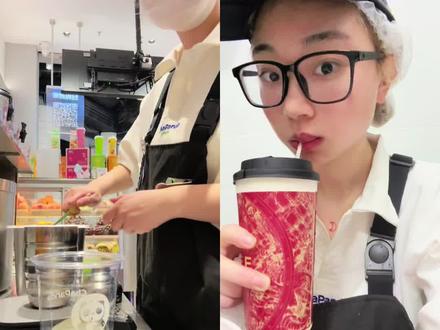 Vlog-茶百道打工的一天#茶百道 #茶百道新品