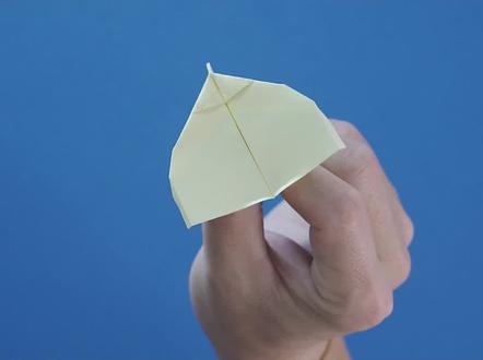 传情神器便签纸飞机,快给女神送祝福!#纸飞机 #女神节 #折纸