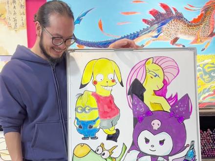 小马宝莉库洛米#画画#美术#小马宝莉#库洛米#灵魂画师