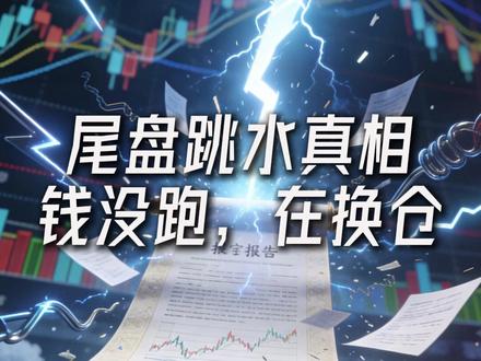 尾盘跳水真相钱没跑,在换仓 #财经 #股票 #A股 #股市 #两会