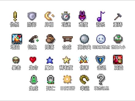 九分钟讲解泰拉瑞亚的26种机制 #泰拉瑞亚