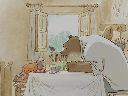 找到艾内斯特 再也不和他分开 #艾特熊和赛娜鼠