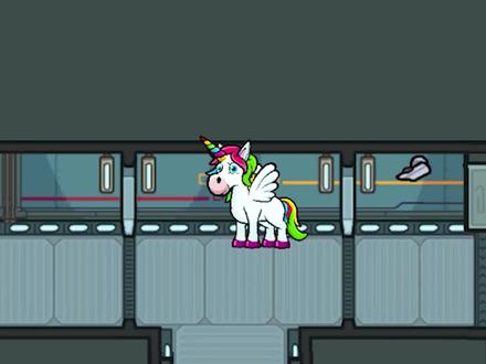 Amongus彩虹马模式:独角兽来了,拉坨大便,等着船员往上窜