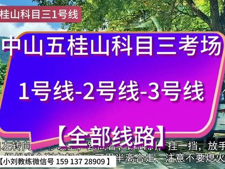 中山五桂山科目三考场1号线2号线3号线 #中山五桂山科目三考场1号线 #中山五桂山科目三考场2号线 #中山五桂山科目三考场3号线 #五桂山科目三 #中山科目三