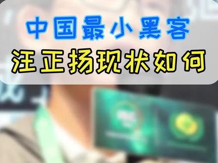 8岁自学编程上网“偷菜”的小黑客汪正扬,现在怎么样了?#上西瓜看知识 #知识创作人 @西瓜视频