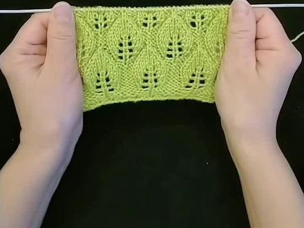 树叶花编织教程#编织教程 #毛线编织 #手工diy