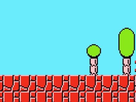 超级玛丽:马里奥在数字方块里找到一个大蘑菇