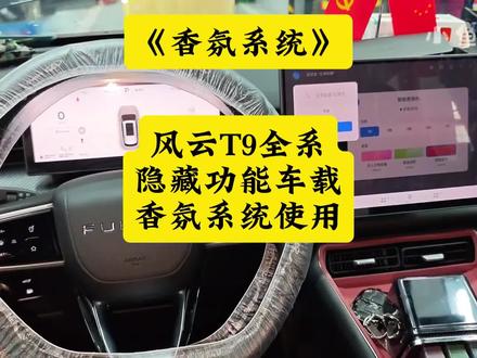 好物分享:风云T9全系隐藏功能车载香氛系统使用教程 #无限回购的宝藏单品 #风云T9香氛 #小鱼跳跳 #奇瑞香氛系统 #瑞虎8L香氛系统